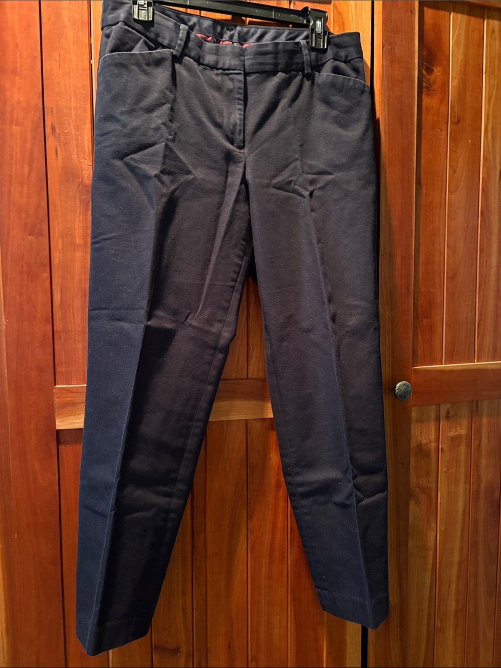 Talbots Hampshire Ankle Trousers in denim blue.